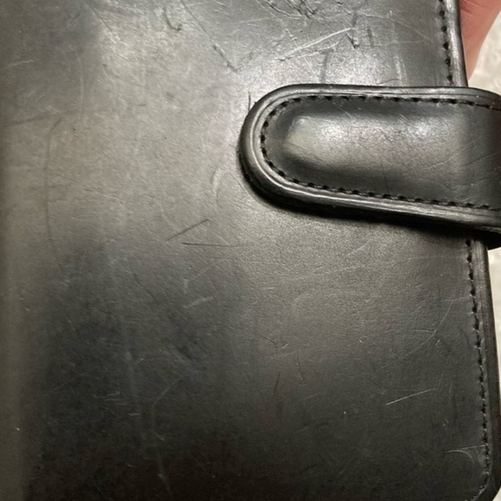 Coach vintage black glovetan leather wallet - Picture 4 of 12